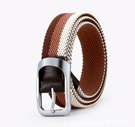 Multicolor wooven belt