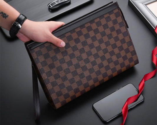 Checkered Clutch handbag