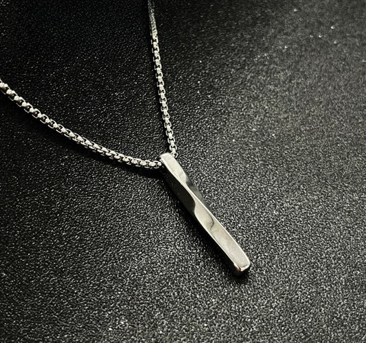 Spiral long necklace