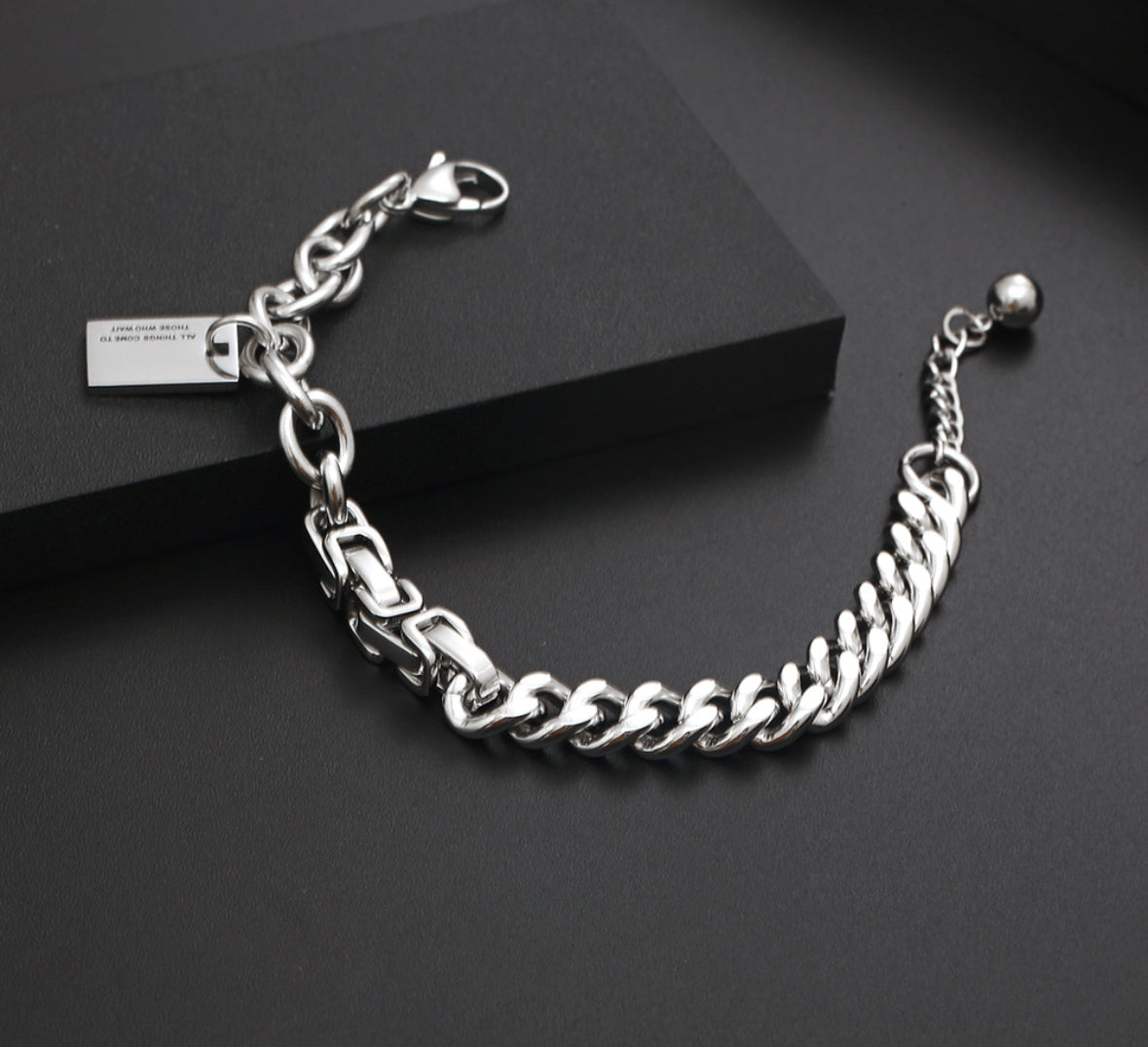 Titanium steel bracelet
