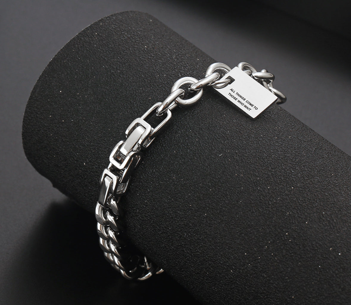 Titanium steel bracelet
