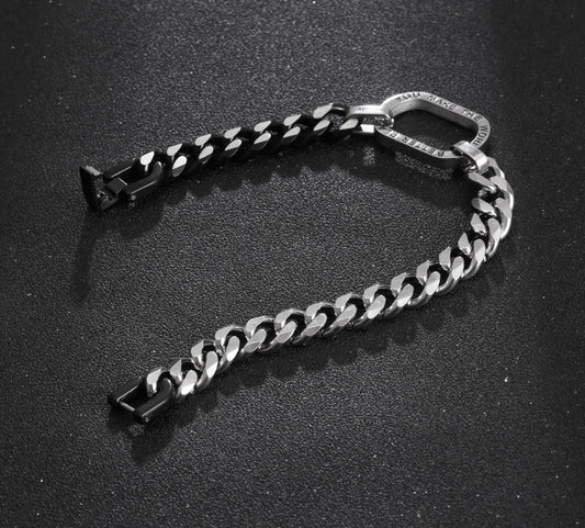 Back stitching thick bracelet