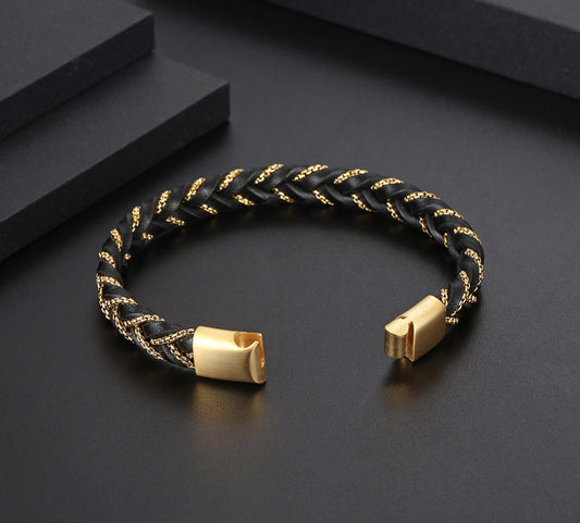 Steel ring bracelet