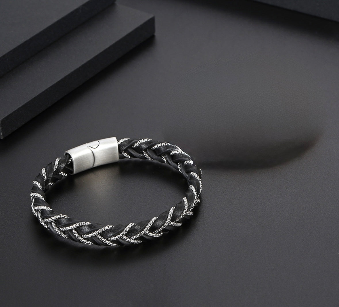 Steel ring bracelet