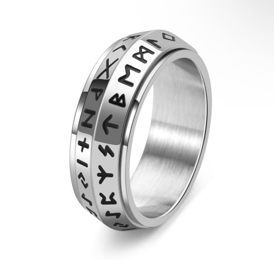 Retro nordic viking ring