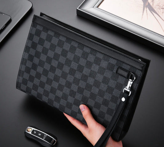 Checkered Clutch handbag