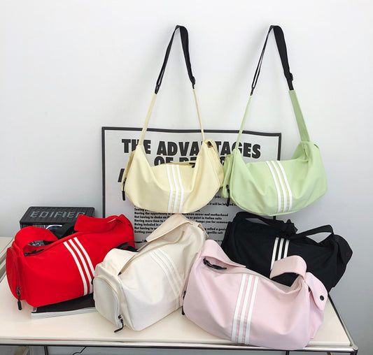 Striped Gym bag