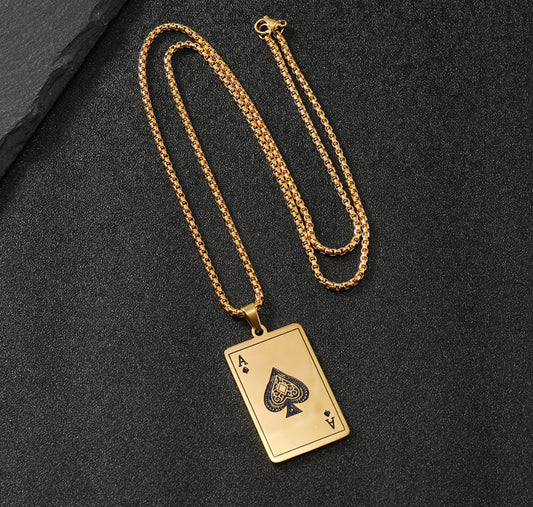 Poker necklace
