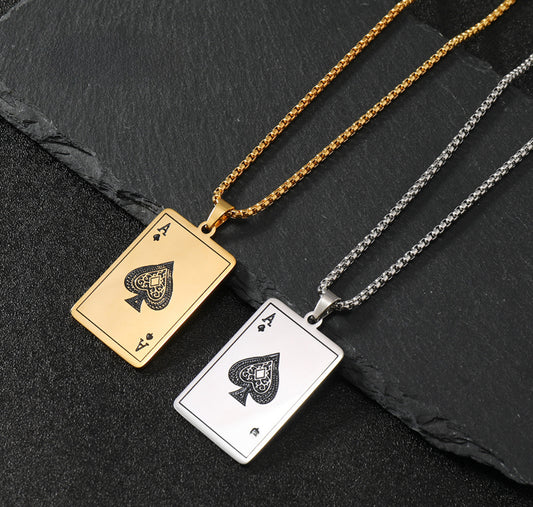 Poker necklace