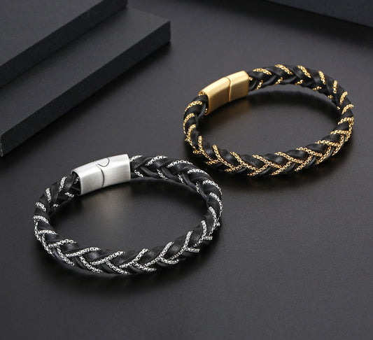 Steel ring bracelet