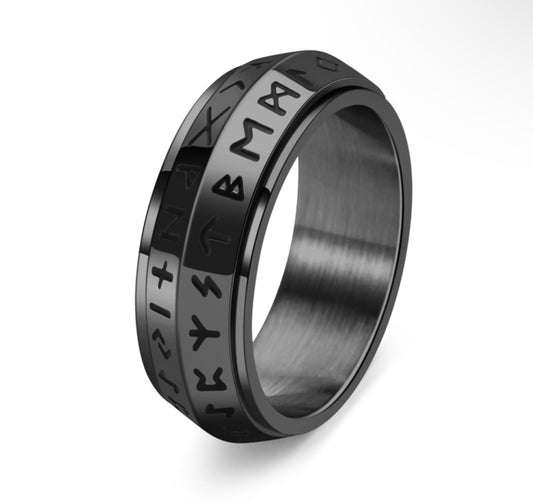 Retro nordic viking ring